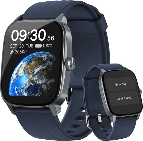 Miniatura 10 de Reloj inteligente, no requiere aplicación/teléfono, pantalla HD de 1.85 pulgadas, reloj impermeable con monitor de frecuencia cardíaca y sueño