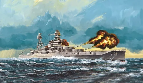 Miniatura 2 de Hobby Boss HY86501 USS Arizona BB-39 Kit de construcción de modelo de barco