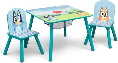 Miniatura 11 de Delta Children - Juego de mesa y silla para niños con almacenamiento (incluye 2 sillas) - Certificado Greenguard Gold - Ideal para manualidades