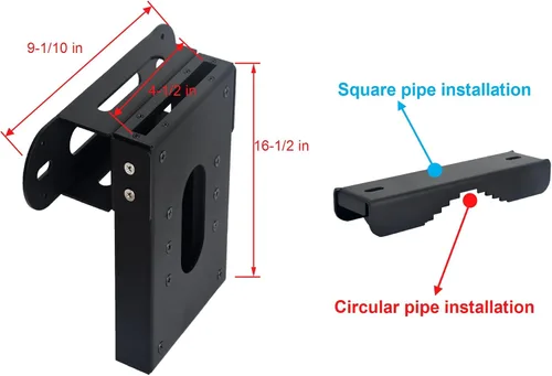 Miniatura 3 de Soporte para motosierra, kit universal de transporte de motosierra para tractores, ATV, UTV, camiones, vehículos utilitarios, adecuado