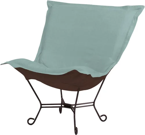 Miniatura 106 de Howard Elliott Collection Avanti Pecan - Silla de asiento oscilante con funda, silla multiusos de mariposa con marco de titanio, muebles de patio
