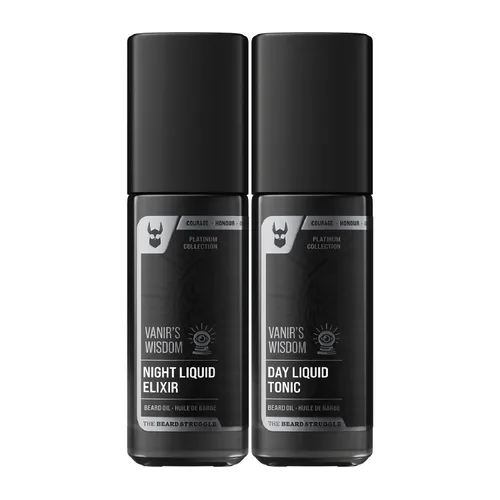 Miniatura 12 de The Beard Struggle Tonic + Elixir - Paquete de aceite para barba - Colección Silver - Aceite de aseo para barba - Suaviza, hidrata y fortalece