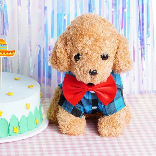 Miniatura 4 de Tongcloud Paquete de 3 camisas a cuadros para cachorros y gatos, lindas camisas para perros y gatos grandes, fiesta de cumpleaños y fotos