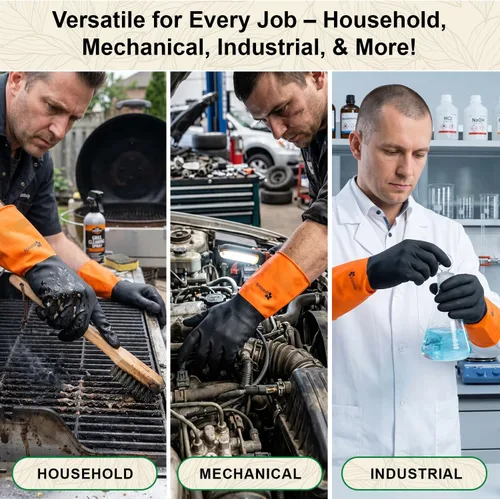 Miniatura 2 de Gastody™ - Chemical Resistant Gloves, Reusable,Heavy Duty Safety Work Gloves,Resist Acid,Oil,Alkali - S-M-L-XL-XXL