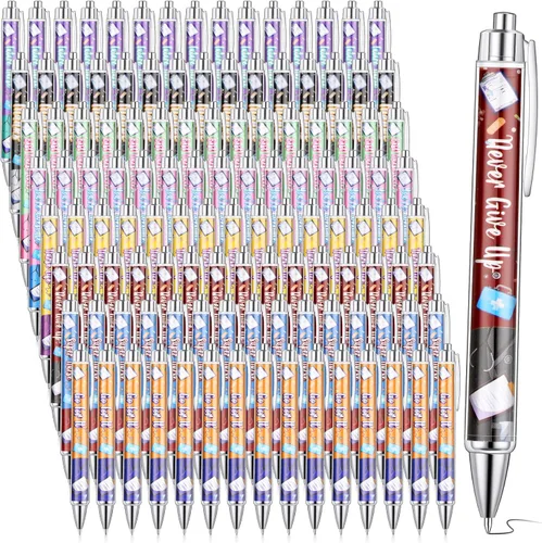 Jetec 120 bolígrafos de enfermera, a granel, regalos de agradecimiento para enfermeras, bolígrafos retráctiles de tinta para la semana de la