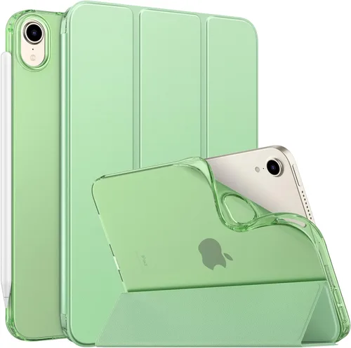 Miniatura 35 de MoKo Funda para el nuevo iPad mini 7 (A17 Pro) 2024, Funda para iPad mini de 6ª generación 2021 (21,08 cm), Funda para iPad mini 6, Funda trasera