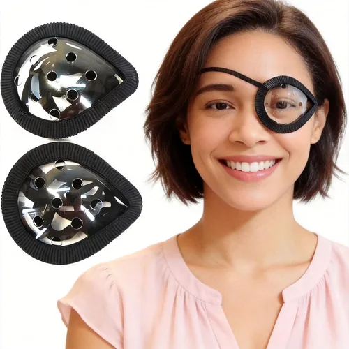 AMZVIO 2 protectores oculares para después de la cirugía de cataratas, parches médicos protectores para los ojos para dormir por adelantado, con