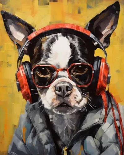 Miniatura 7 de Pintura por números, corte de pelo de gato negro, lienzo profesional con pinceles, pinturas acrílicas, divertido graffiti de animales, pintura por