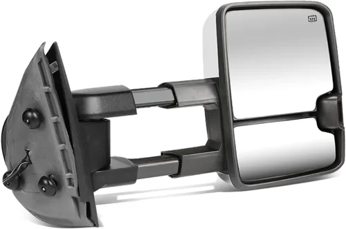 Miniatura 12 de DNA Motoring TWM-028-T888-BK-AM Espejos de remolque alimentados + calor + señal de giro ámbar compatibles con Silverado/Suburban/Avalanche/Tahoe
