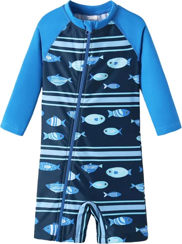 Miniatura 15 de UMELOK Traje de Baño para Bebé Niño UPF 50+ con Protección Solar y Protección contra Erupciones