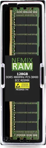 Miniatura 11 de NEMIX RAM 32 GB (1 x 32 GB) DDR5 4800 MHZ PC5-38400 1Rx4 1.1V 288-PIN ECC RDIMM Memoria de servidor registrada compatible con ASRock TRX50 WS