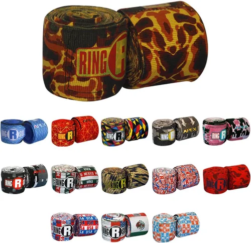 Miniatura 7 de Ringside Apex 180” Boxing Hand Wraps Pair - Durable, Elastic Training Wraps with Hook & Loop Closure, Multi-Color Options, Perfect for MMA, Muay