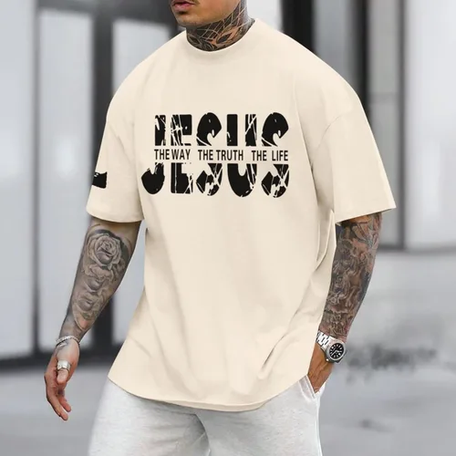Miniatura 2 de Camisas de fe cristiana de Jesús para hombres, con versículo bíblico religioso, cruz religiosa, camiseta inspiradora, camisetas gráficas de gran