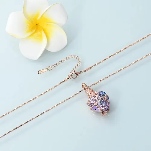 Miniatura 10 de Imrsanl Collar de urna de árbol de la vida con forma de corazón, joyería de cremación para hombres y mujeres, recuerdo, joyería conmemorativa