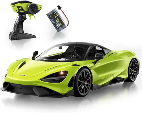 MIEBELY Carro de Control Remoto, McLaren Rc Cars con Licencia Oficial Escala 1/12 7.4V 900mAh Carro de Juguete con Modelo Rápido de 12km/h Faro para