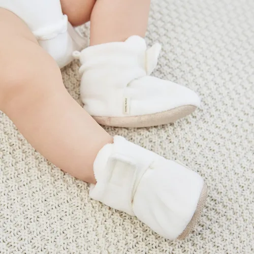 Miniatura 3 de pureborn Botines de invierno para bebé, de forro polar, antideslizantes, para cuna