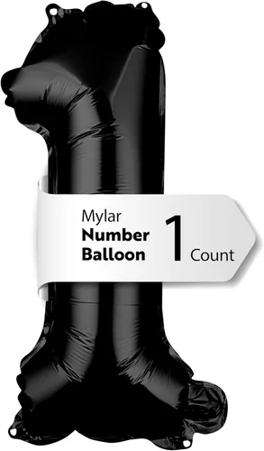 Miniatura 61 de Restaurantware-Balloonify Globo de Número de 16 Pulgadas, 1 Globo Digital para Fiesta - Número 5, Auto-Sellado, Acabado de Mylar de Folio Dorado, Oro