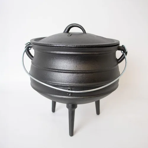 Miniatura 12 de Lehman's Campfire - Olla de hierro fundido con 3 patas y tapa, 13.5 pulgadas, 3.5 galones