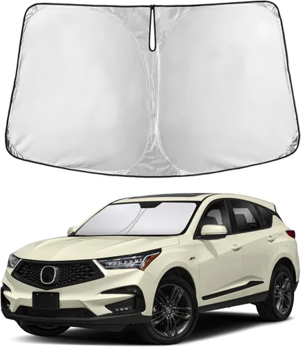Miniatura 195 de Econour Parasol para parabrisas compatible con Honda Civic 2016-2021, protector de parasol plegable para ventana, bloquea los rayos UV y mantiene tu