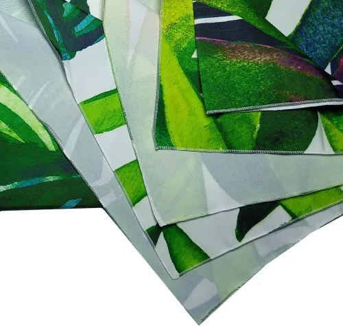 Miniatura 8 de Heopapin Tapiz de palmera, hojas de palmera, tapiz de pared con estampado de hojas de acuarela, tapices verdes tropicales para colgar en la pared