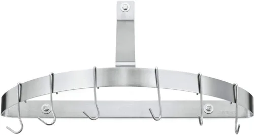 Miniatura 8 de Cuisinart Chef's Classic - Estante para ollas de pared estilo barra de 33 pulgadas, bronce aceitado