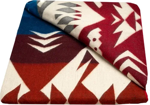 Miniatura 17 de Manta de lana de alpaca XXL Transpirable hipoalergénica ultra suave Grande cálida tradicional hecha a mano 85 x 80 pulgadas No raya ni pica