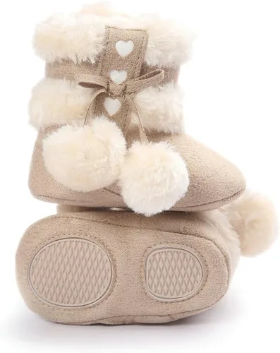 Miniatura 7 de Botas Estamico de invierno, con lazo, de nieve, de felpa, para niña