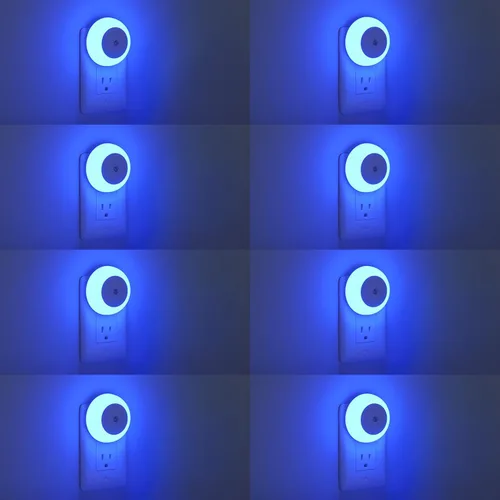 Miniatura 17 de fesnne Luz Nocturna, Luces Nocturnas Enchufables en la Pared, Sensor de Atardecer a Amanecer, Luz Nocturna LED Rosa 0.5W, Juego de 2 Luces Nocturnas