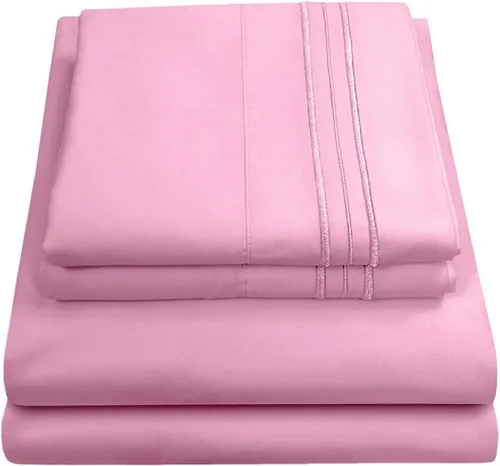 Miniatura 37 de Juego de sábanas de 1800 hilos – Sábanas de microfibra cepillada suave de calidad egipcia – Juego de ropa de cama de lujo con sábana encimera