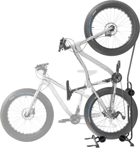 CyclingDeal Soporte vertical para bicicleta – Estante de estacionamiento de piso ajustable vertical y horizontal de alta calidad para bicicletas –