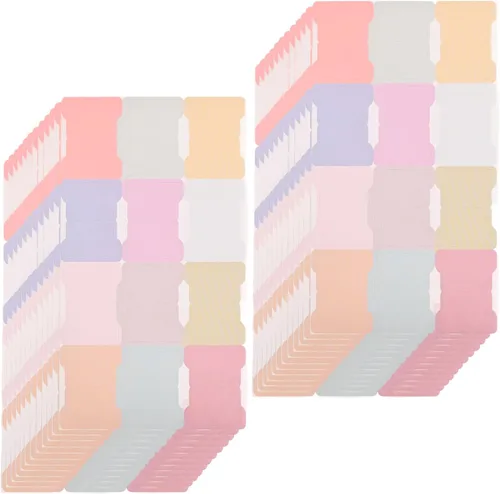 25 hojas/300 pestañas adhesivas de índice de doble cara, banderas post-it de doble cara, marcadores de página de libros, etiquetas autoadhesivas,