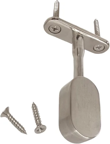 Miniatura 9 de Varilla ovalada de níquel satinado de 36 pulgadas Poste de ropa resistente para armario 1 paquete