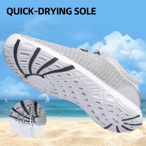 Miniatura 3 de DOUSSPRT Zapatos acuáticos deportivos de secado rápido para mujer