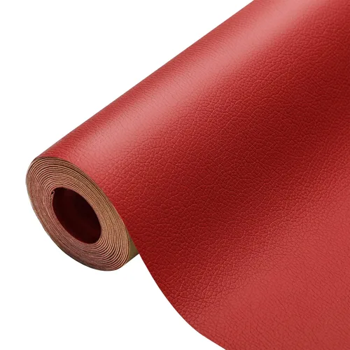 Miniatura 9 de Parche de reparación de cuero verde de 17.3 x 117 pulgadas, kit de reparación de cuero autoadhesivo para sofá, asiento de automóvil, muebles, silla