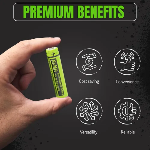 Miniatura 6 de RocketBus 4 paquetes de baterías recargables BK-40AAABU 1.2V 400mAh Ni-MH para el sistema telefónico inalámbrico Panasonic BK40AAABU