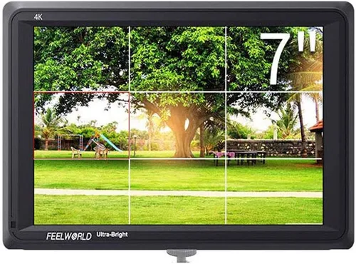 FEELWORLD FW279 7 pulgadas ultra brillante 2200nit luz diurna visible Full HD 1920x1200 IPS panel DSLR en cámara monitor de campo 4K HDMI
