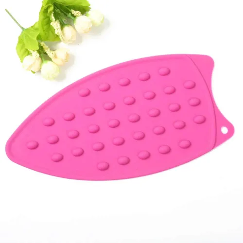 Miniatura 8 de Base de silicona para protección térmica caliente, soporte de hierro, almohadilla de planchado, almohadillas aislantes, color aleatorio