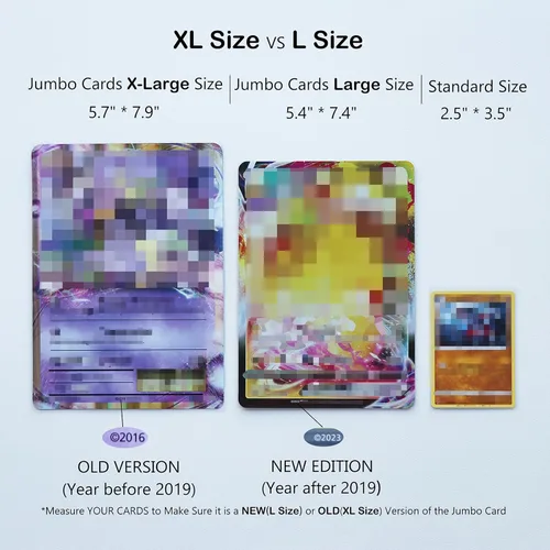 Miniatura 2 de Fundas para tarjetas jumbo tamaño XL: 5.7 x 7.9 pulgadas, fundas para tarjetas coleccionables de gran tamaño (50 unidades)