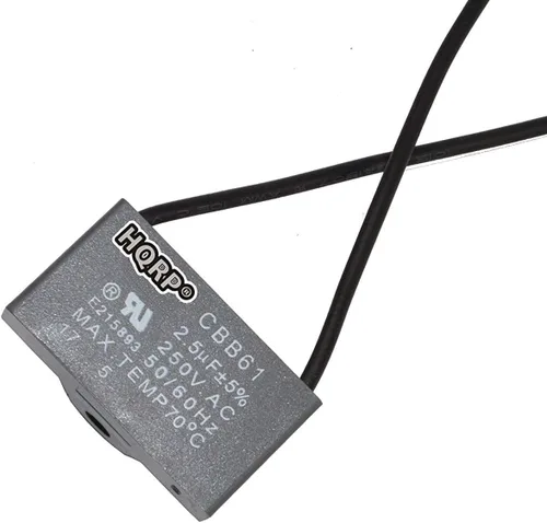Miniatura 9 de HQRP Condensador compatible con ventilador de techo Hampton Bay 4.5uf+5uf+6uf 4-Wire CBB61