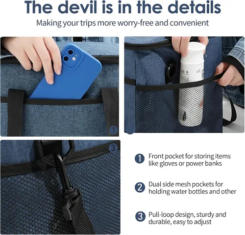 Miniatura 2 de BY-J Bolsa térmica suave, hielera plegable aislada a prueba de fugas, lonchera grande para hombres y mujeres, enfriador de lados suaves para picnic