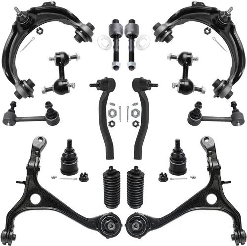 Miniatura 122 de Detroit Axle - Kit de suspensión frontal de 16 piezas para RWD Chrysler 300 Dodge Charger Challenger Magnum 6 brazos de control con rótulas 2