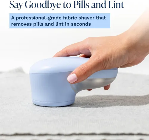 Miniatura 2 de Afeitadora de Tela Nori Trim - Quitamanchas para Ropa y Muebles de Sofá - Removedor de Pelusa de Suéter - Afeitadora de Ropa con 6 Cuchillas