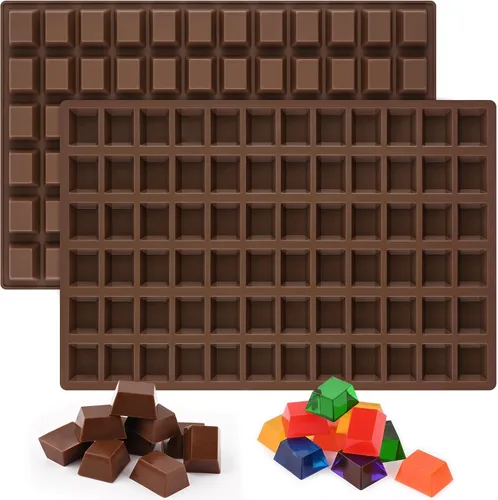 Miniatura 10 de Sakolla - Moldes de silicona redondos para caramelos, 220 cavidades, moldes cilíndricos mini para chocolate, caramelos duros, gomitas, ganache, Mini