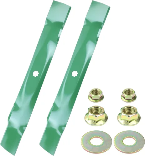Miniatura 21 de Paquete de 3 cuchillas de cortacésped 115-5059-03 con pernos de hoja para Toro MX5000 MX5025 MX5050 MX5060 SW5000 Reemplazo Toro Timecutter 50