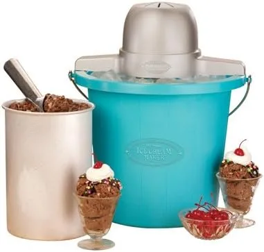 Máquina de helados 4qt Azul
