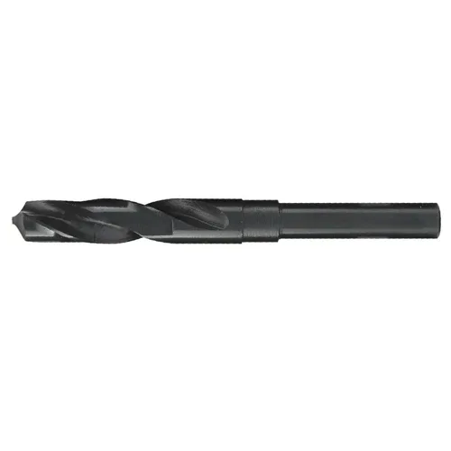 Miniatura 9 de Brocas fraccionarias de plata y Deming de 3/4 pulgadas x 6 pulgadas. Brocas de acero de alta velocidad M2 S&D Brocas helicoidales Óxido negro 1/2