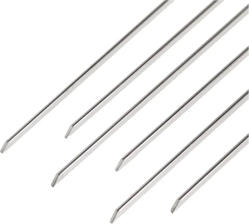Miniatura 2 de Pinchos de acero inoxidable, juego de 6, de la marca Norpro, Plateado