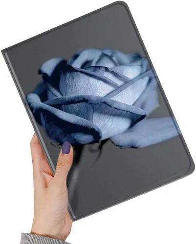 Miniatura 15 de kaitesi Funda floral compatible con iPad 6ª 5ª generación 9.7 pulgadas iPad Air/Air 2, diseño de flores, bonita funda inteligente de piel delgada