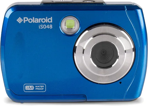 Cámara digital Polaroid IS048 - Pequeña, ligera, impermeable, para compartir instantáneamente, 16 MP, portátil, de mano, cámara de acción (roja)