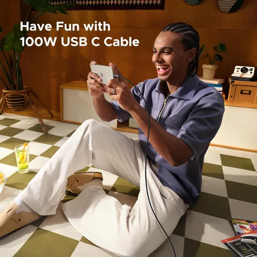 Miniatura 8 de UGREEN Uno - Cable USB C a USB C de 100 W, cable de carga rápida tipo C con pantalla LED para iPhone 17/17 Air/17 Pro/17 Pro Max/16, MacBook